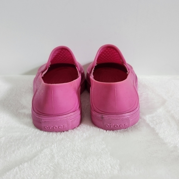 CROCS Barbie Pink Citilane Roka Slip On Shoes Children Size 10-11 - Picture 9 of 13